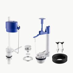 Kit Mecanismo para Caixa Acoplada Completo Universal Basic com Castelo HERC / REF. 1000000781