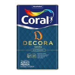 Base MF Tinta Acrílica Decora Seda Acetinado 16L CORAL / REF. 5973037