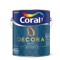 Tinta Acrílica Decora Seda Acetinado 3,6L Papel Picado CORAL / REF. 5973761