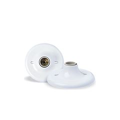 Plafon em Polipropileno 100W 220V Receptáculp Branco FC / REF. 205845