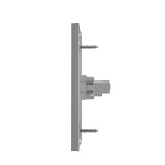 Tomada 4x2 2P+T 10A Horizontal Click Branca MECTRONIC / REF. 49082
