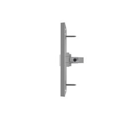 Interruptor Simples 4x2 Soft 10A com Placa Click Horizontal Branco MECTRONIC / REF. 81409H