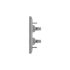 Interruptor Duplo Simples+Paralelo 4x2 Soft 10A com Placa Click Branco MECTRONIC / REF. 81413