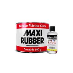 Adesivo Plástico 500g com Catalisador Cinza MAXI RUBBER / REF. 1MG034