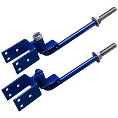 Dobradiça para Porteira Boca de Lobo 2PC Azul SÃO ROMÃO / REF. 1770