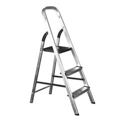 Banqueta de Alumínio com 3 Degraus Tesoura DESIGN DECOR / REF. DDC05444