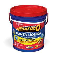 Impermeabilizante Acrílico 3,6kg Manta Liquida Vedatudo Branco DRYKO / REF. MANTALIQ-GAL