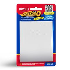 Fita Adesiva 10x7,5cm Vedatudo Ultradry Branco DRYKO / REF. ULTRADRYBLIS-BC