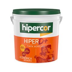 Tinta Acrílica Fosca 15L Hiper D+ Amarelo Canário HIPERCOR / REF. 624302261