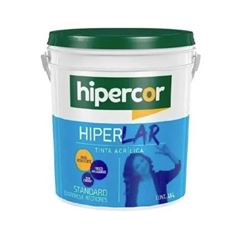 Tinta Acrílica Fosca 3,6L Hiperlar Vermelho Caribe HIPERCOR / REF. 610334902