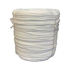 Corda em Polipropileno 4mm 440m Trançada Branca CORDAS FORCE / REF. 5402