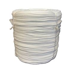 Corda em Polipropileno 6mm 300m Trançada Branca CORDAS FORCE / REF. 5405