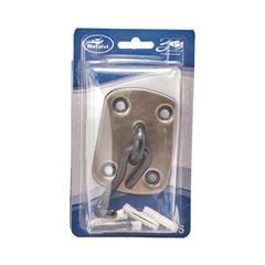 Armador de Rede em Aço para Parafusar Luxo Acabamento em Ferro Latonado Oxidado METALVI / REF. 10361