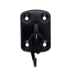 Armador de Rede em Aço para Parafusar Luxo Preto METALVI / REF. 10371
