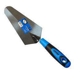 Colher de Pedreiro em Aço 09 Canto Reto Cabo Emborrachado GUEPAR / REF. 861-0356