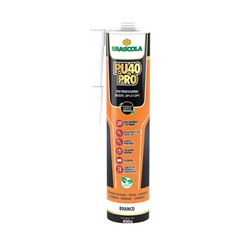 Adesivo Selante 400g PU 40 PRO Universal Branco BRASCOLA / REF. 3060025