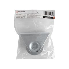 Roldana de Aço em V com Suporte Fechado 2.1/2 Polegadas Zincada CASTERINE / REF. 9051