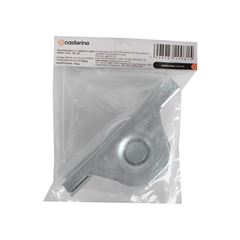 Roldana de Aço em V com Suporte Aberto 2.1/2 Polegadas Zincada CASTERINE / REF. 9054