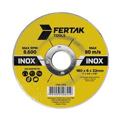 Disco de Desbaste 7 Polegadas Metal e Aço Inox FERTAK / REF. 2816