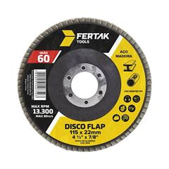 Disco Lixa Grão 60 115mm Flap FERTAK / REF. 2818