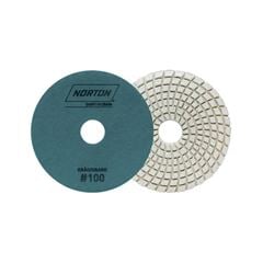 Disco de Lixa 100mm GR100 Diamantado Flexível Azul NORTON / REF. 70184607720