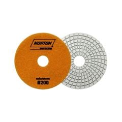 Disco de Lixa GR200 100mm Diamantado Flexível Laranja NORTON / REF. 70184607721