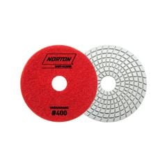 Disco de Lixa 100mm GR400 Diamantado Flexível Vermelho NORTON / REF. 70184607722