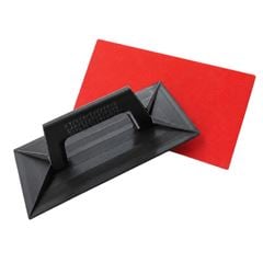 Desempenadeira Plástica 15x26cm com Borracha Preta DIMAX / REF. 2981038