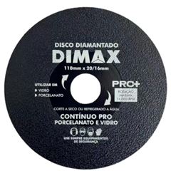 Disco Diamantado 110mm Contínuo Pro + DIMAX / REF. DMX05659