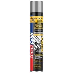 Tinta Spray Galvanização a Frio 250ml Cinza CHEMICOLOR / REF. 0680634