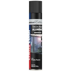 Tinta Spray para Alumínio 400ml Preto Fosco CHEMICOLOR / REF. 0680648