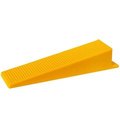 Cunha em PVC Nivela Piso com 100 Peças Amarelo FERTAK / REF. 300000