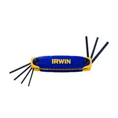 Kit Chave Cromo Vanádio com 7 Peças Hexagonal 1,5 a 6mm Canivete IRWIN / REF. IW10764
