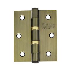 Dobradiça Aço com Anel 3.1/2x3 Cartela com 3 891 Ferro Zincado Oxidado Envernizado - Ref.92518 - SILVANA