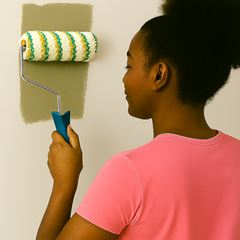 Rolo Lã Sintética Sem Respingo Resifácil 1374 23cm TIGRE / REF. 61374230