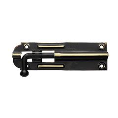 Ferrolho de Aço Redondo 2 Polegadas 500 Ferro Zincado Oxidado Envernizado - Ref.96844 - SILVANA