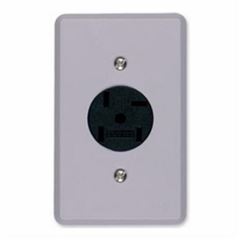 Tomada 4x2 4P Telefonia Telebras Cinza - Ref.1500 - ILUMI