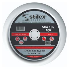 Disco Corte 10x1 Para Aço SCA 102/202 - Ref.DC055 - STILEX 