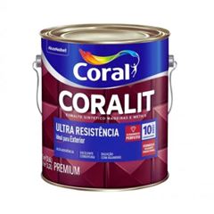 Tinta Esmalte Acetinada 3,6L Coralit Ultra Resistência Platina CORAL / REF. 5202771