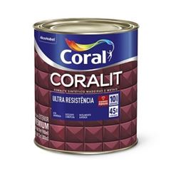 Tinta Esmalte Sintético Fosco Coralit Ultra Resistência Verde Escolar 900ml - Ref. 5202792 - CORAL 