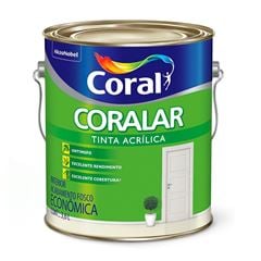 Tinta Acrílica Fosca 3,6L Coralar mais Desempenho Concreto CORAL / REF. 5202326