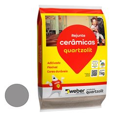 Rejunte Flexível 1kg Cinza Ártico QUARTZOLIT / REF 0107.00018.0015FDKG