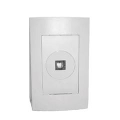 Tomada Pratis 4x2 2 Fios Telefone RJ11 Cinza - Ref.680335 - PIAL
