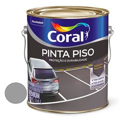 Tinta Acrílica Fosca Pinta Piso 3,6L Cinza Médio CORAL/ REF. 5202480