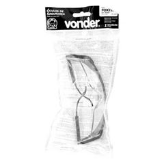 Óculos Policarbonato Proteção Foxter Incolor - Ref.7055110000 - VONDER