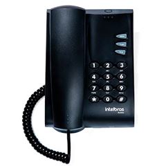 Telefone 5 Funções Pleno Preto - Ref. 4080051 - INTELBRAS 