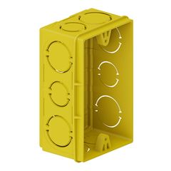 Caixa Luz Plástica 4x2 Tigreflex Amarela - Ref.33043554 - TIGRE