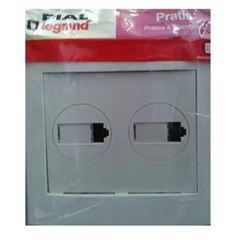 Tomada RJ45 4x4 Pratis Cinza PIAL / REF. 680338