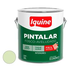 Tinta Vinil Acrílica Fosco Aveludado 3,6 litros Pintalar Palha IQUINE / REF.79301401R