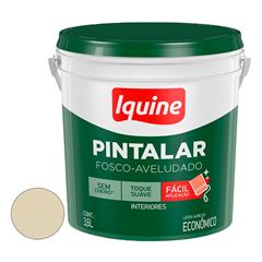 Tinta Vinil Acrílica Fosco Aveludado 3,6L Pintalar Areia IQUINE / REF.79301501R